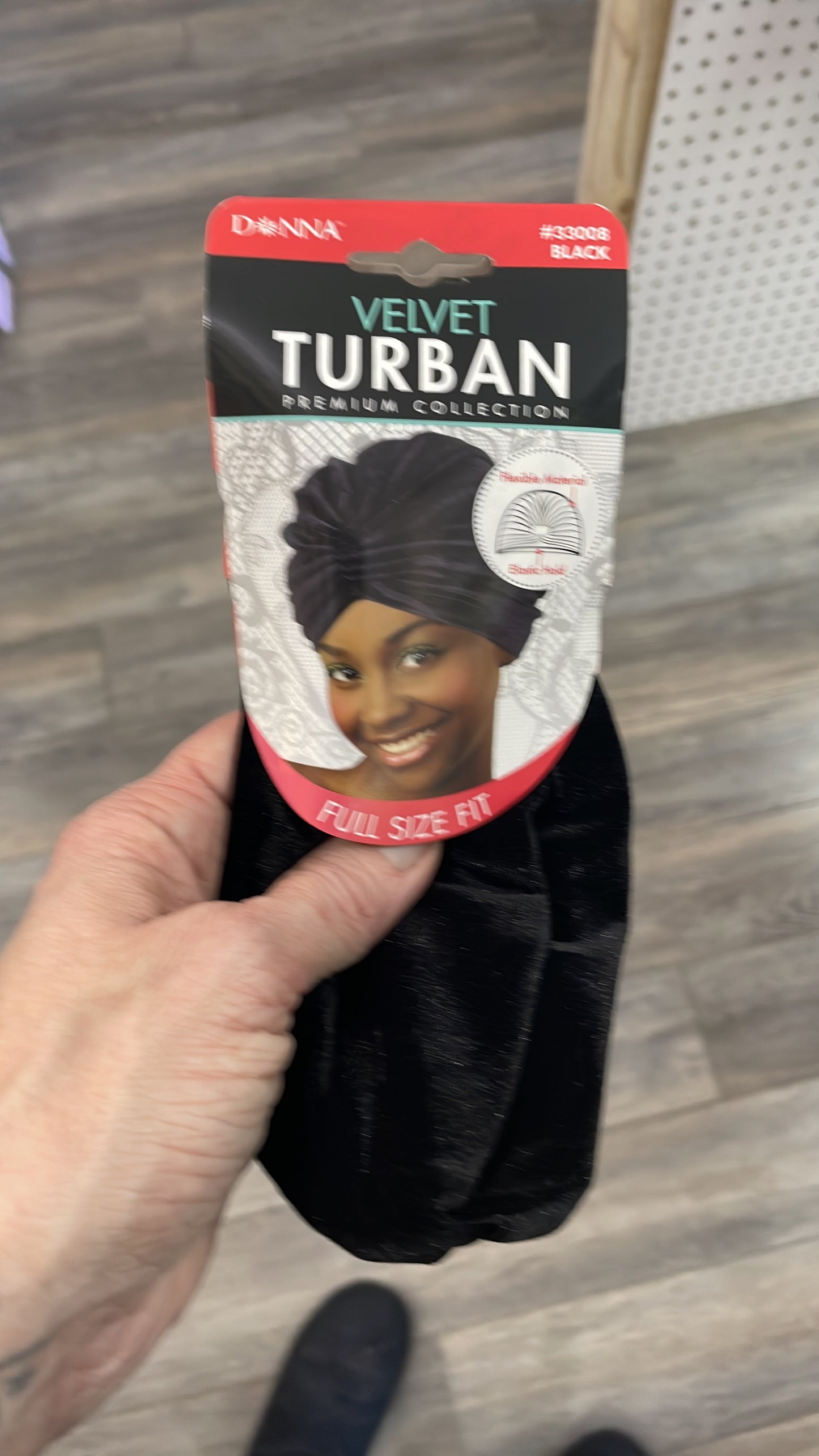 Velvet turban
