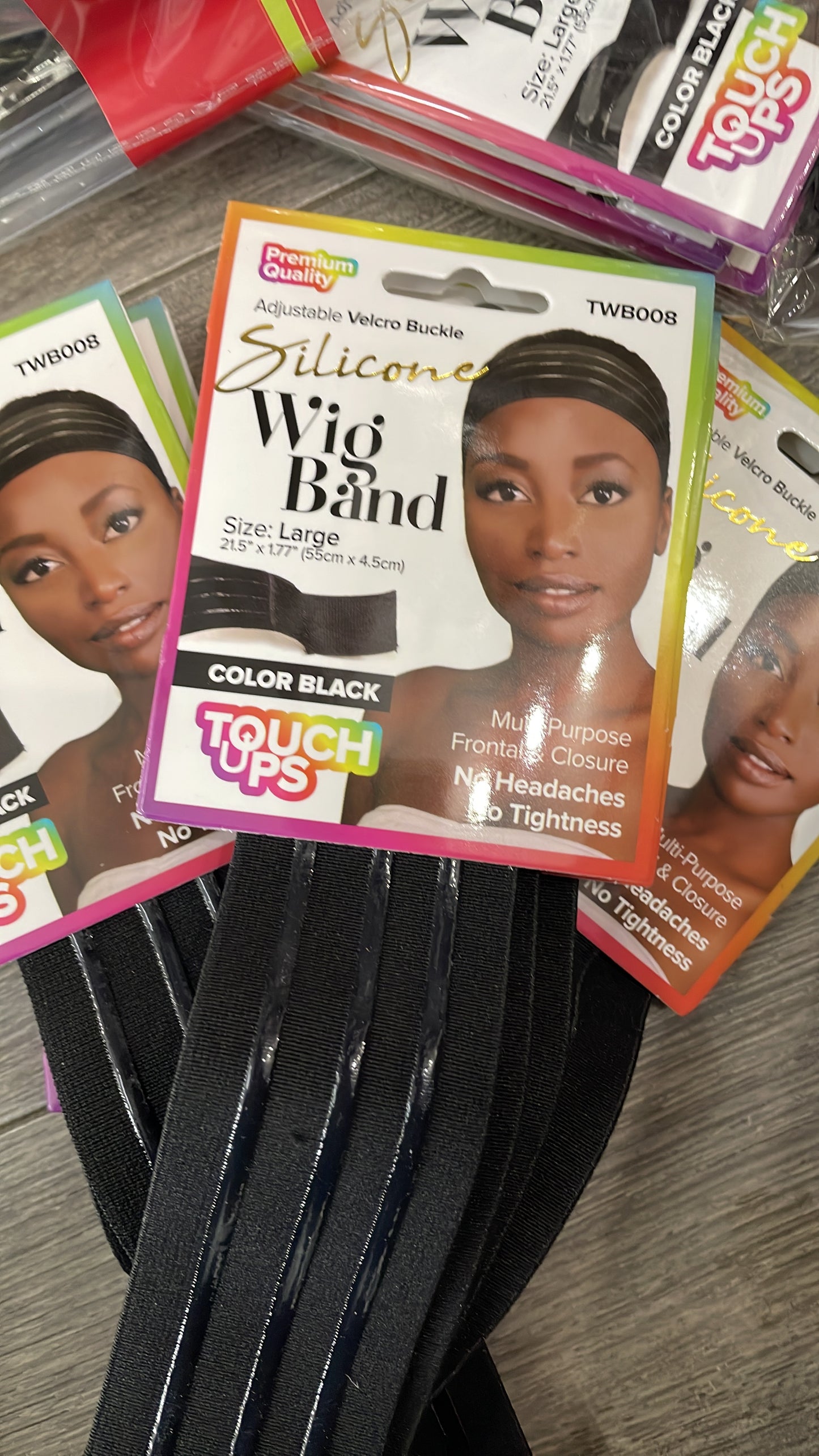 Silicone wig band