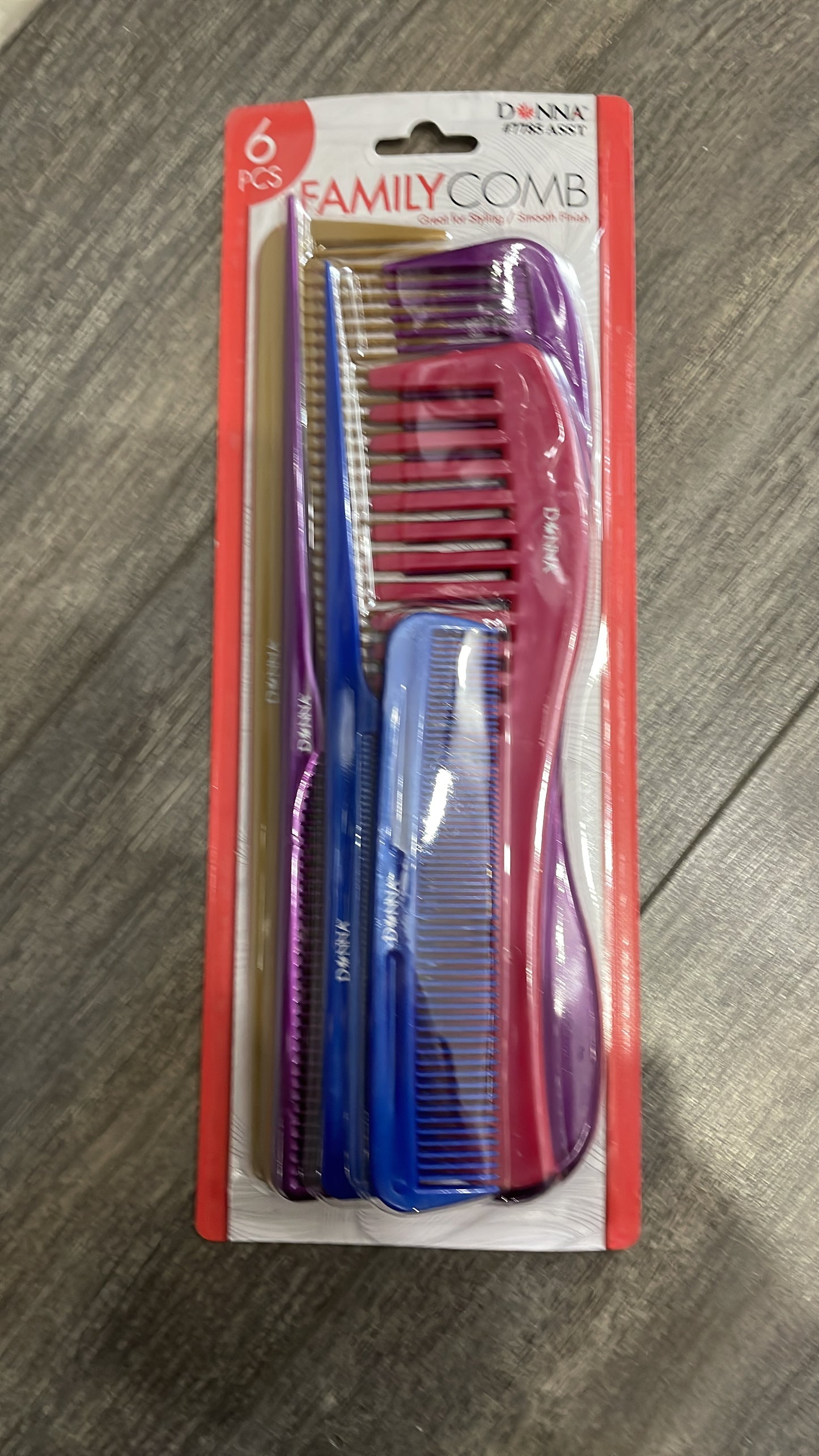 Family comb 6 pcs