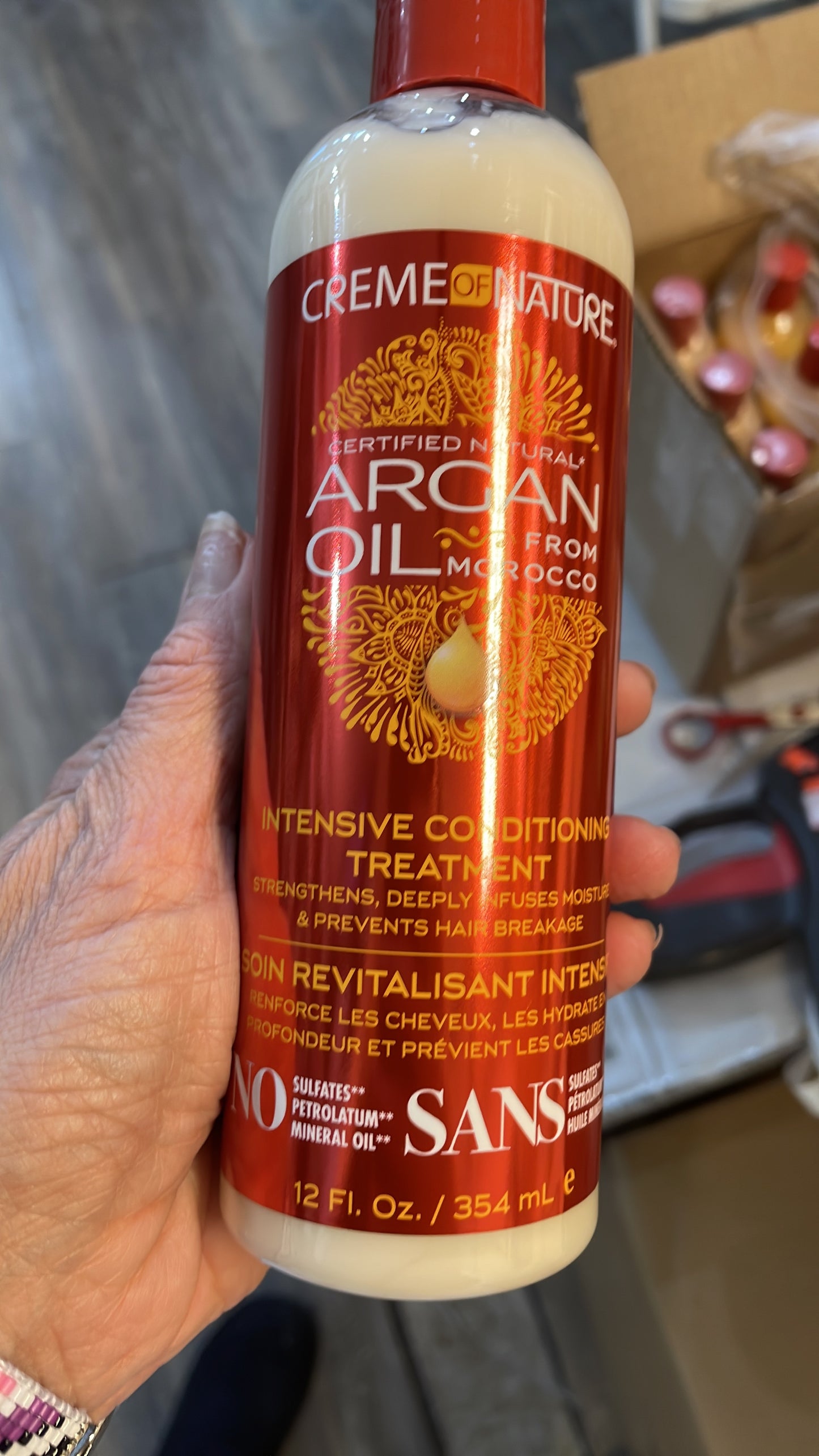 Creme of nature intensive condition treatment