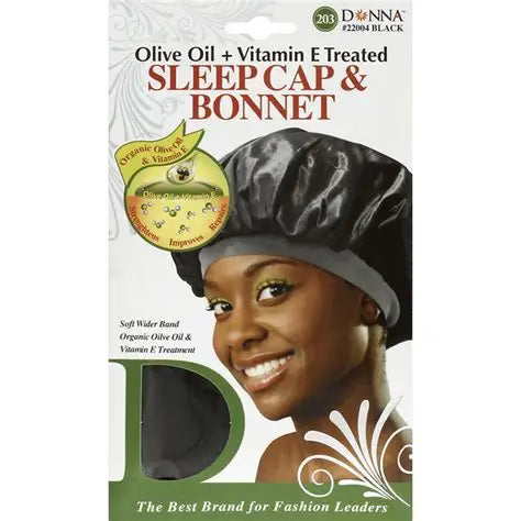 Donna Oil Treated Sleep Cap & Bonnet
